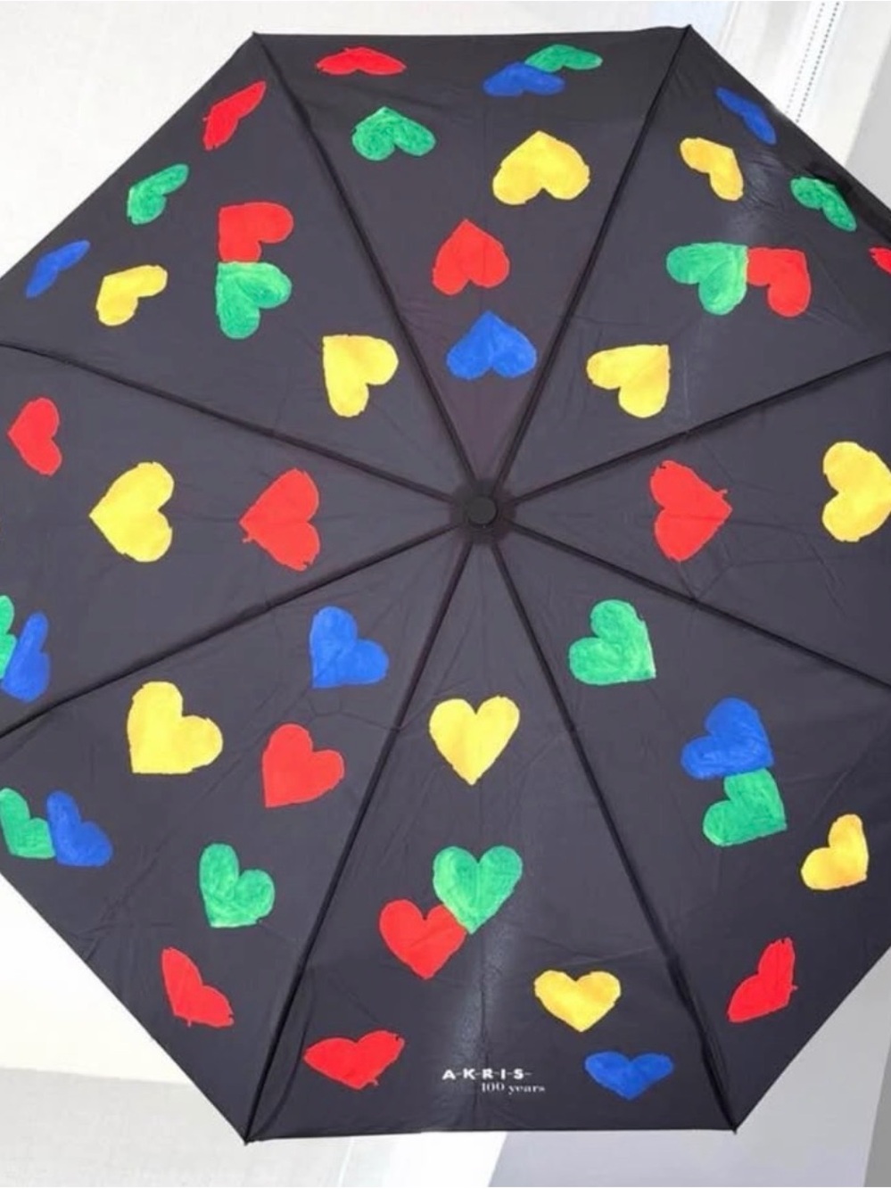 Akris 100 Years Anniversary Heart Print Umbrella Strotz Magicmatic